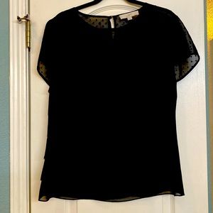 Short sleeve black LOFT size M